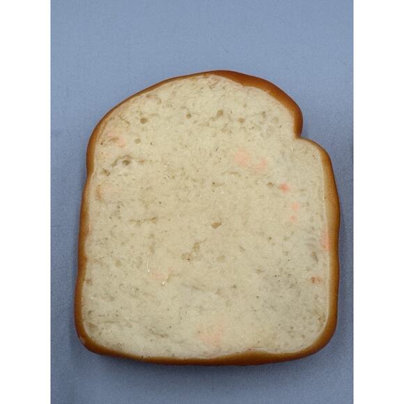 Vintage Pretend Play Food Slices Of Bread Set Of 2 Small Realistic - Picture 4 of 5